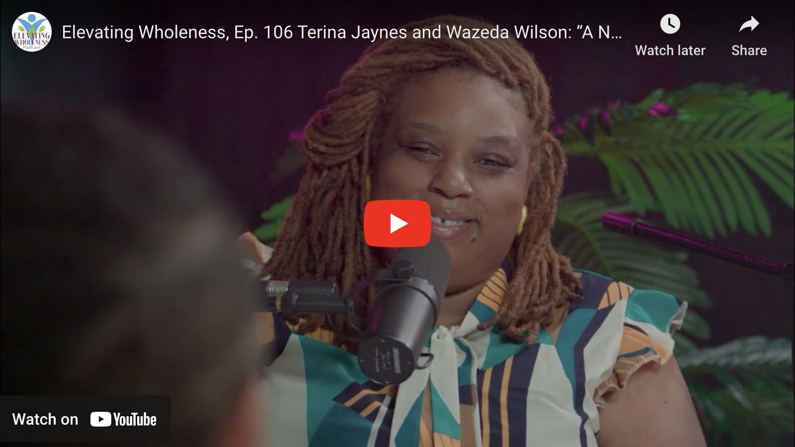 A New Day and A New Perspective" with Terina Jaynes and Wazeda Wilson